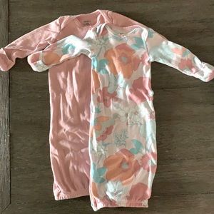 Carter’s Baby Girl 2 Piece Sleep Gowns